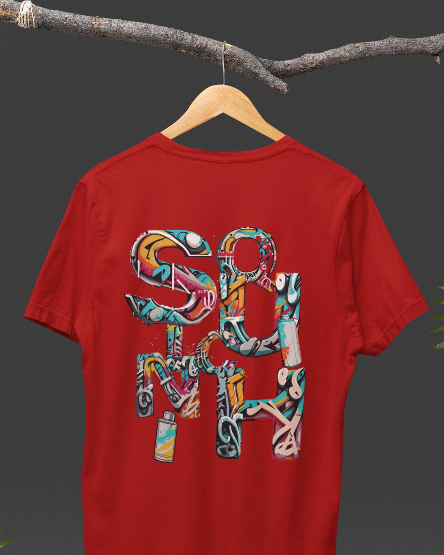 Urban Vibes - SQUINCH Graffiti Oversize T-shirt