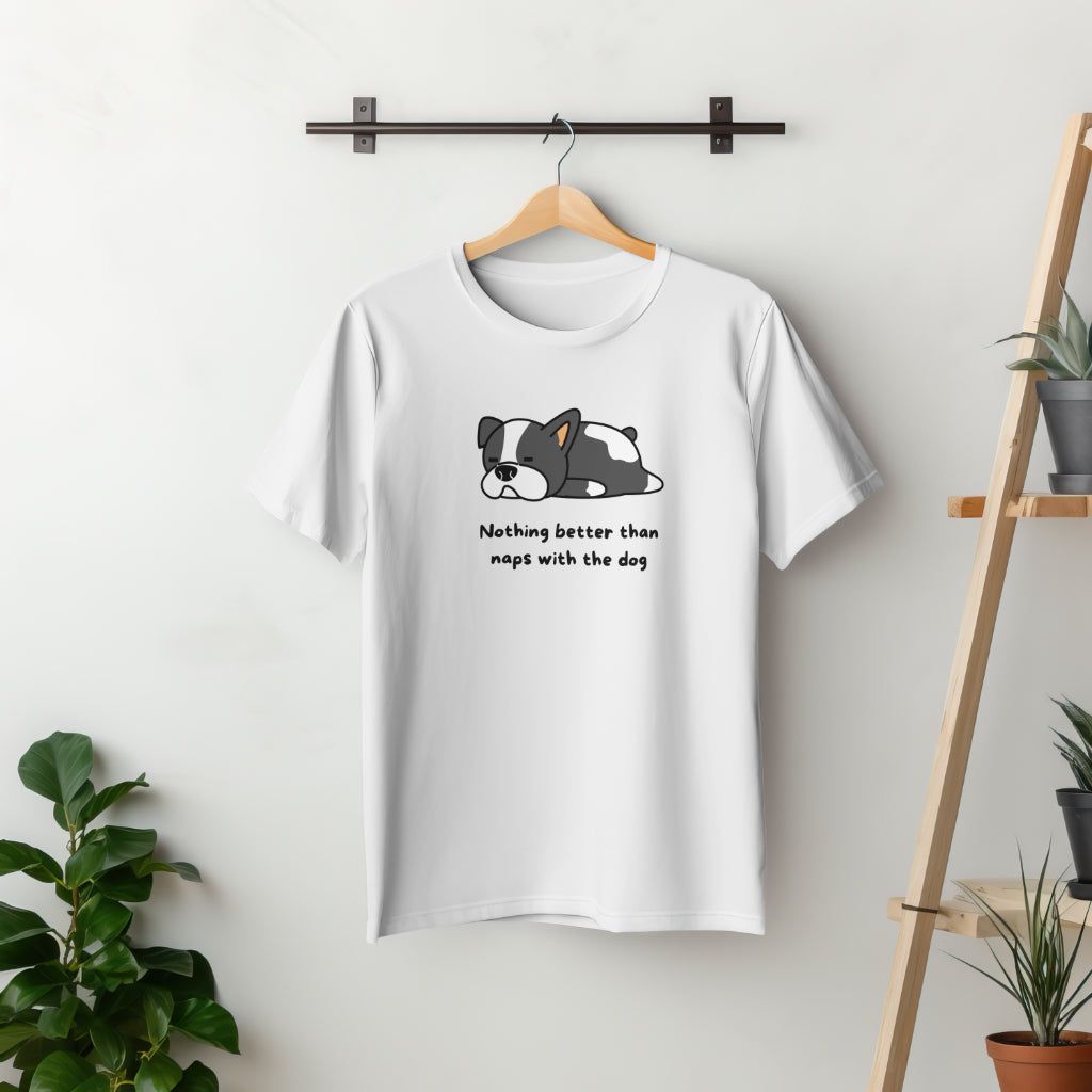 Unisex Supima Regular Fit Tshirt - Naps with the paws