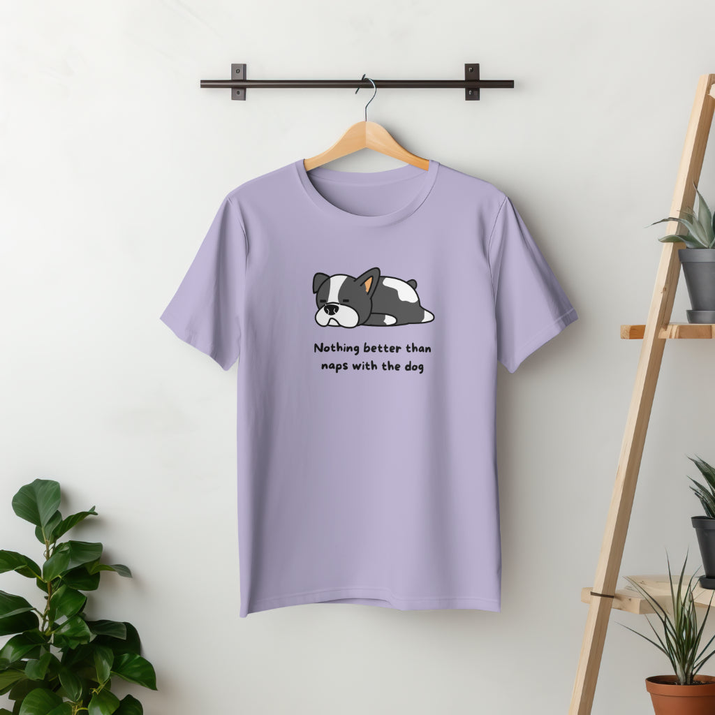 Unisex Supima Regular Fit Tshirt - Naps with the paws